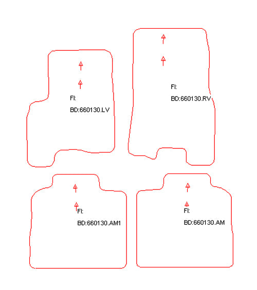 Automatten SsangYong Korando (1997-2007)