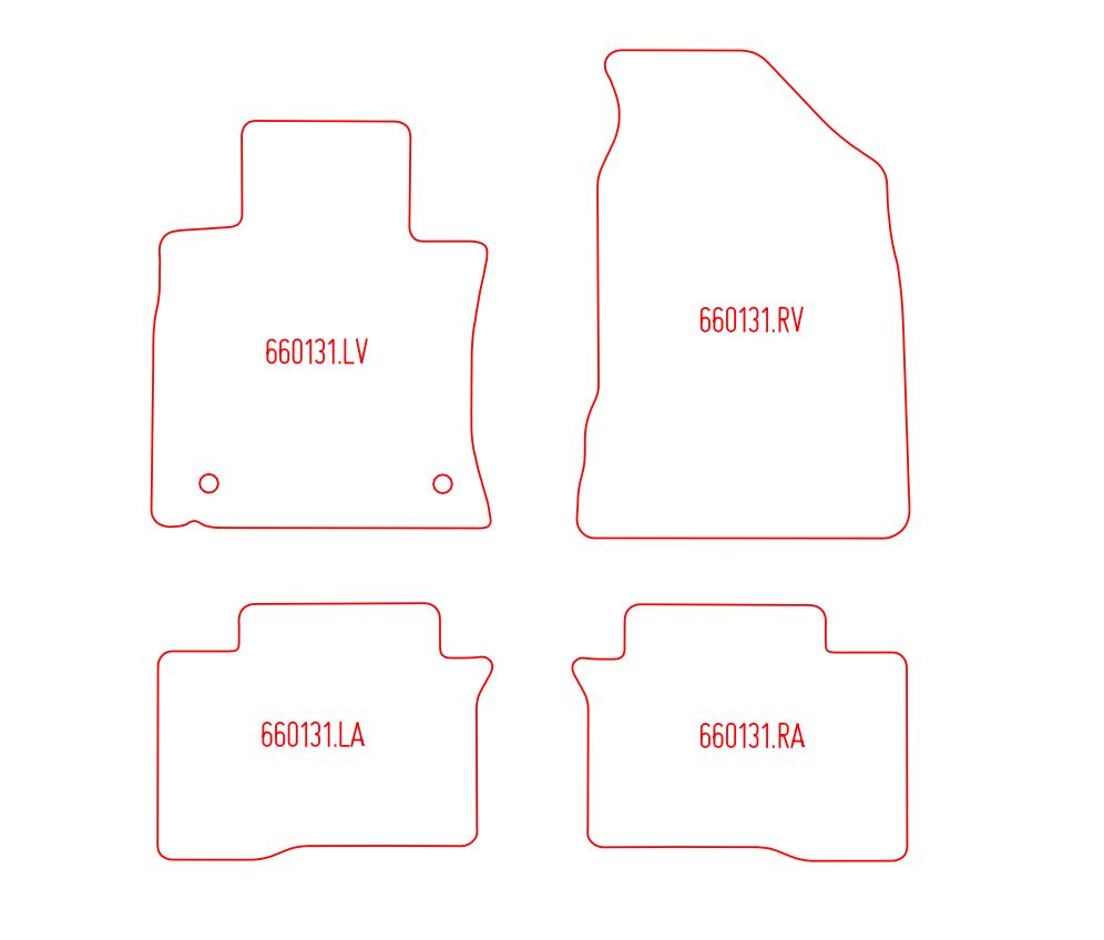 Automatten SsangYong XLV (2016-Heden)