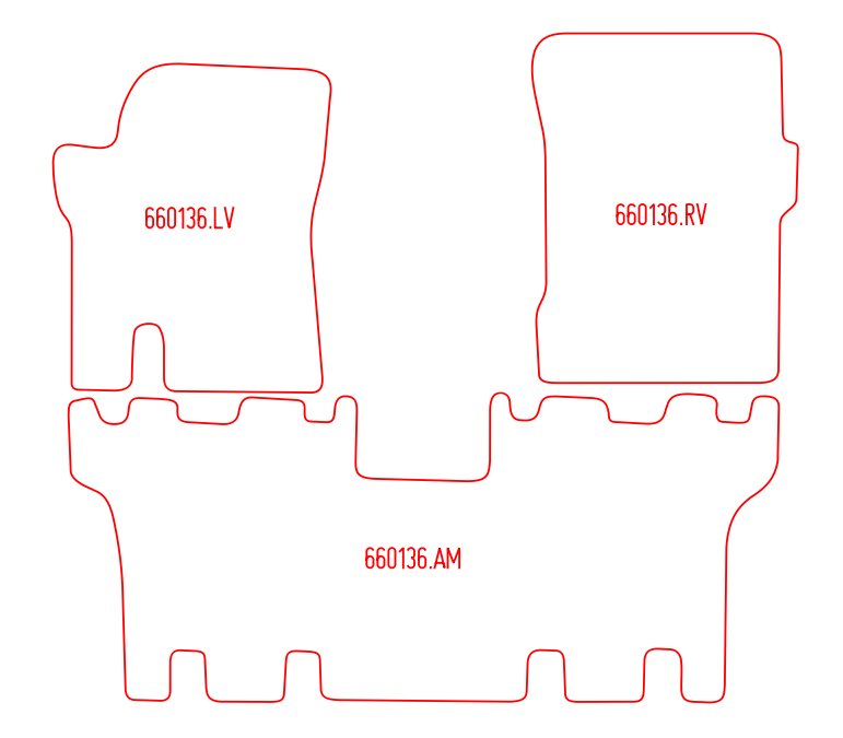 Automatten SsangYong Rodius (2012-2013)