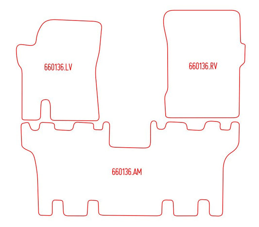 Automatten SsangYong Rodius (2012-2013)