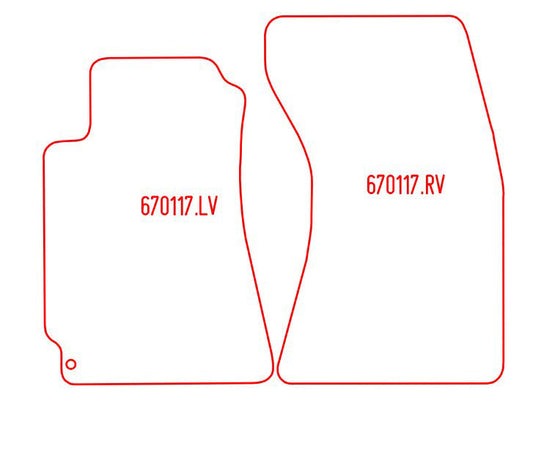 Automatten Subaru Forester (2002-2008)