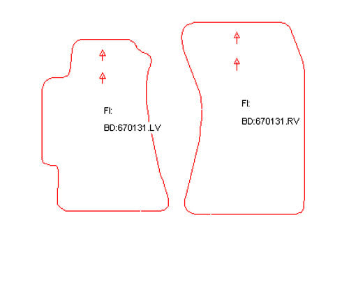 Automatten Subaru Impreza sedan / Impreza stationwagon (2000-2007)