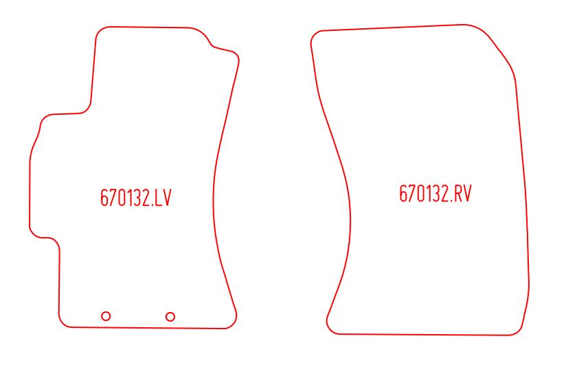 Automatten Subaru Impreza hatchback / Impreza sedan (2008-2014)