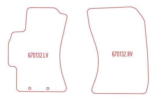 Automatten Subaru Impreza hatchback / Impreza sedan (2008-2014)