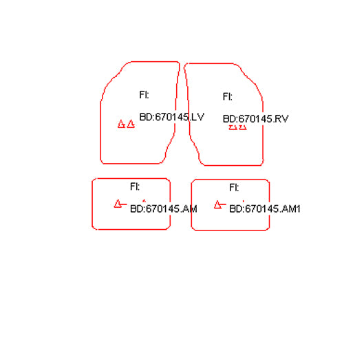 Automatten Subaru Justy (1997-2004)