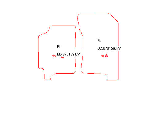 Automatten Subaru Legacy sedan / Legacy stationwagon / Legacy Outback stationwagen (1994-1998)