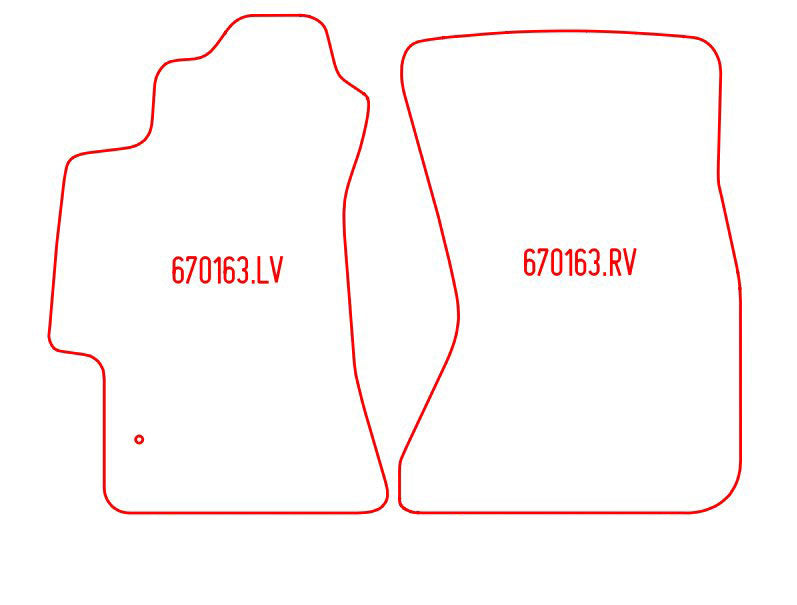 Automatten Subaru Legacy sedan / Legacy stationwagon / Legacy Outback terreinwagon (2003-2009)
