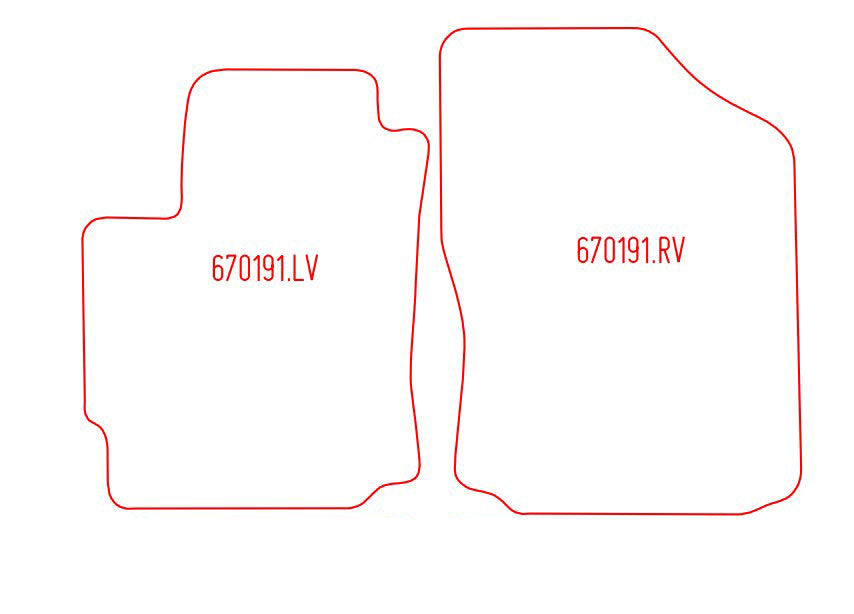 Automatten Subaru Justy (2007-2011)