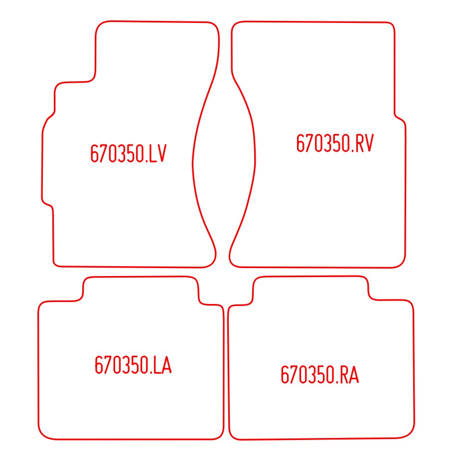 Automatten Subaru Outback (BR) (2008-2015)