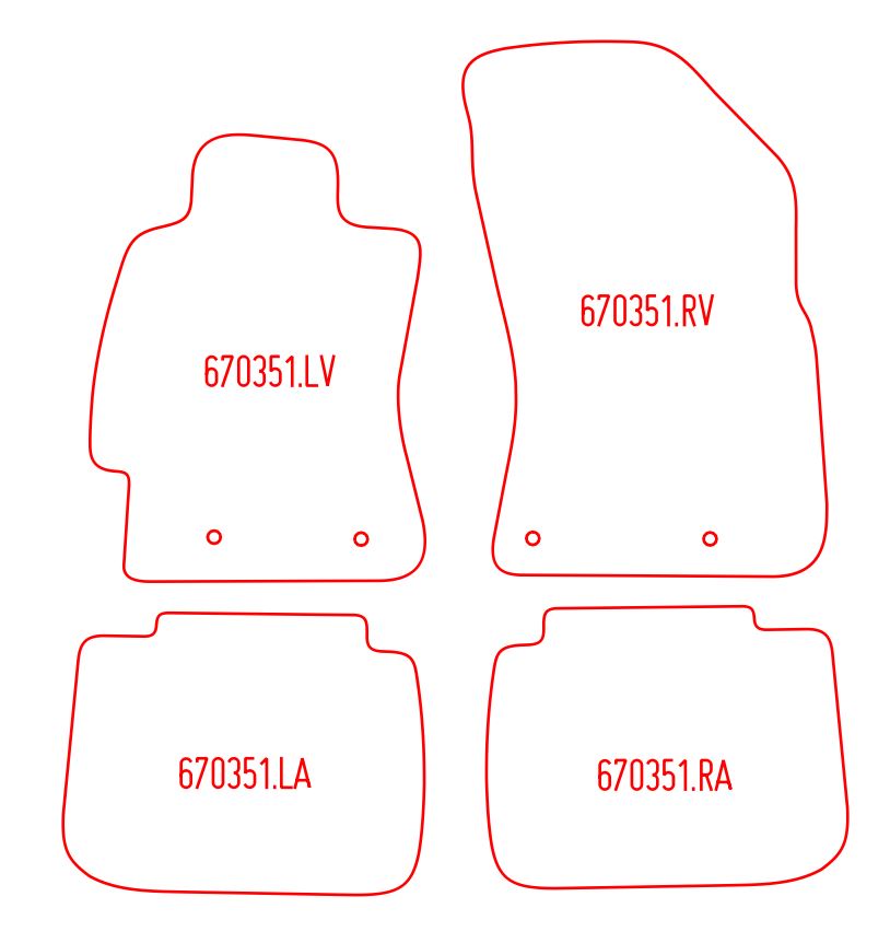 Automatten Subaru Outback (BS) (2015-2021)