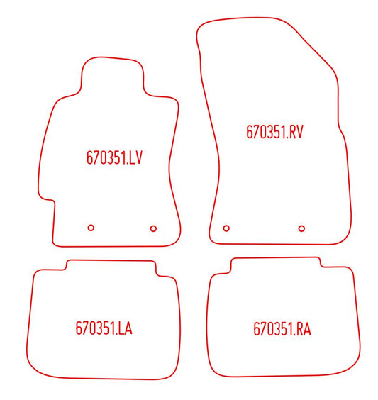 Automatten Subaru Outback (BS) (2015-2021)