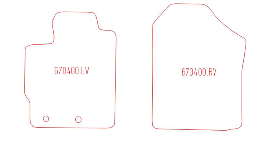 Automatten Subaru Trezia (2011-2017)