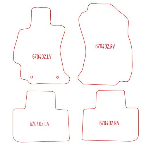 Automatten Subaru Forester (2013-2018)