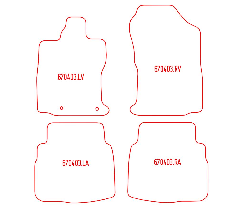 Automatten Subaru Outback (BT) (2021-Heden)