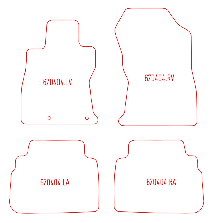 Automatten Subaru Forester e-Boxer (2019-2024)