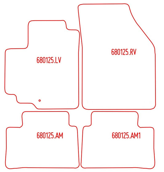 Automatten Suzuki Alto (2009-Heden)