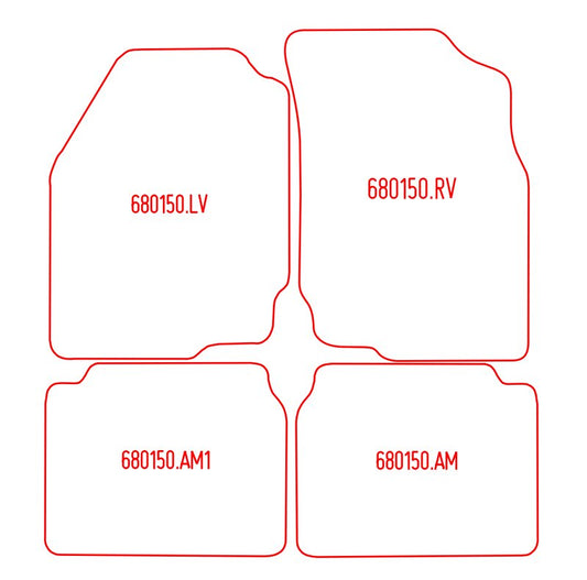 Automatten Suzuki Baleno sedan / Baleno stationwagon (1996-2002)