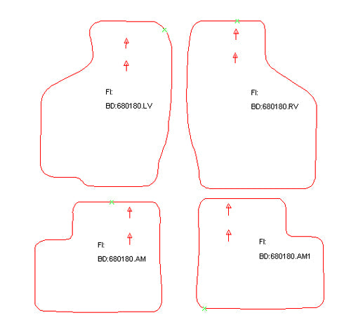 Automatten Suzuki Ignis (2001-2006)