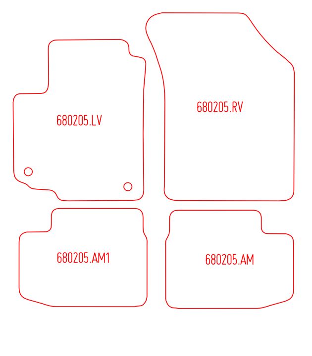 Automatten Suzuki Swift (2005-2010)