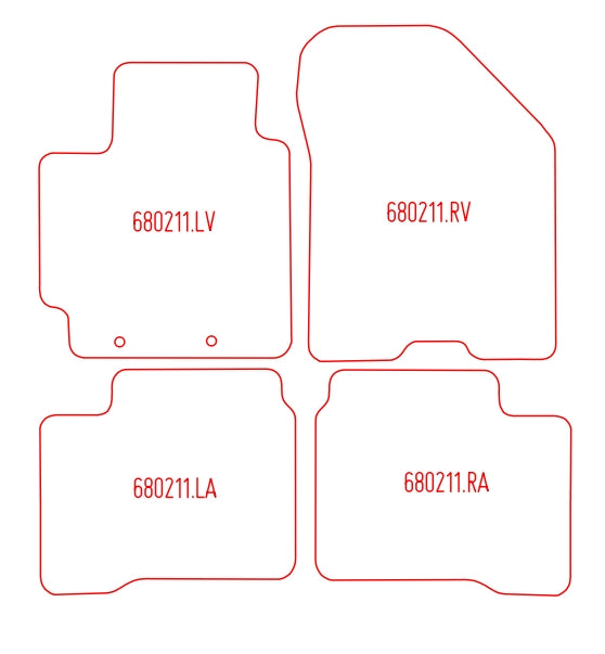 Automatten Suzuki Swift (2017-2023)