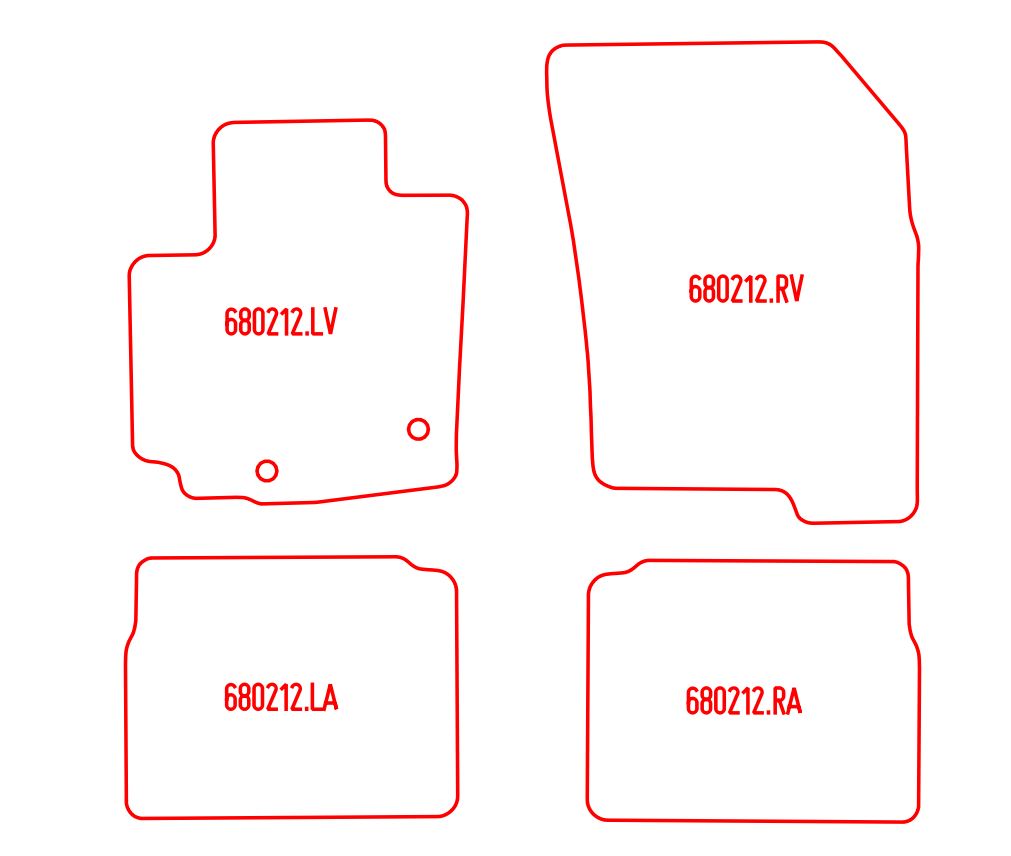 Automatten Suzuki S-cross Hybrid (2020-Heden)