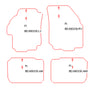 Automatten Suzuki Liana hatchback / Liana sedan (2001-2004)