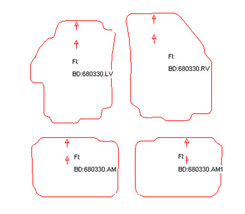 Automatten Suzuki Liana hatchback / Liana sedan (2001-2004)