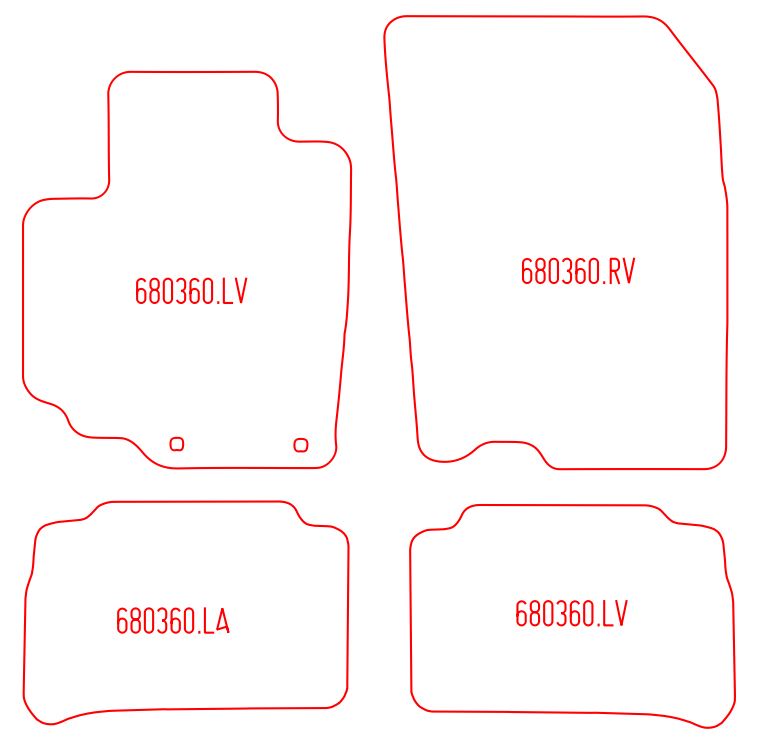 Automatten Suzuki Vitara (2018-2018)