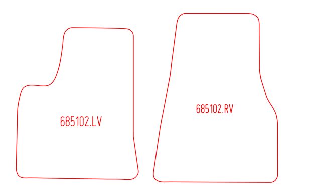 Automatten Tesla Model S (2012-Heden)