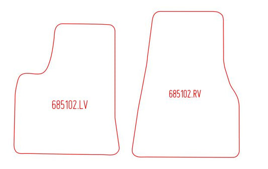 Automatten Tesla Model S (2012-Heden)