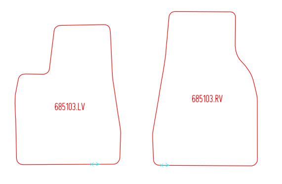 Automatten Tesla Model X (2016-Heden)