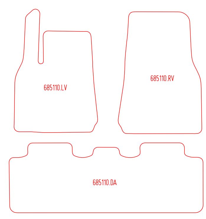 Automatten Tesla Model Y (2021-Heden)