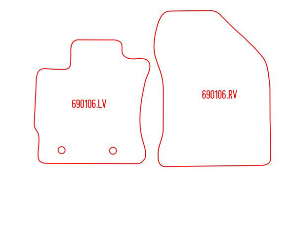 Automatten Toyota Auris hatchback / Auris stationwagon (2013-2019)