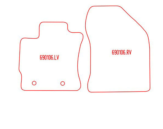 Automatten Toyota Auris hatchback / Auris stationwagon (2013-2019)