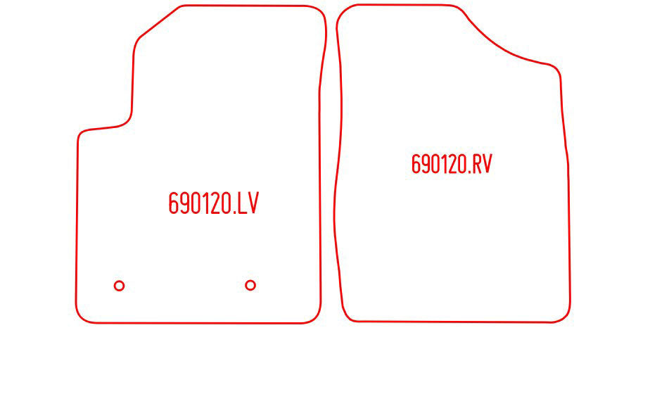 Automatten Toyota Avensis Verso (2001-2006)