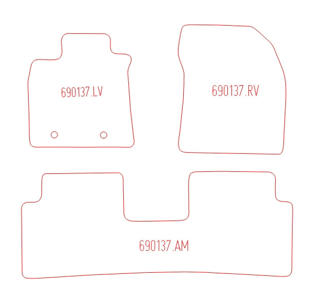 Automatten Toyota Avensis sedan / Avensis stationwagon (2009-2019)