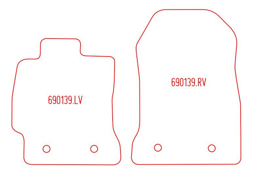 Automatten Subaru BRZ (2012-2017)