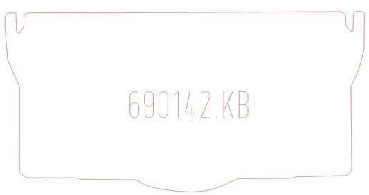 Kofferbakmat Toyota Aygo (2012-2012)