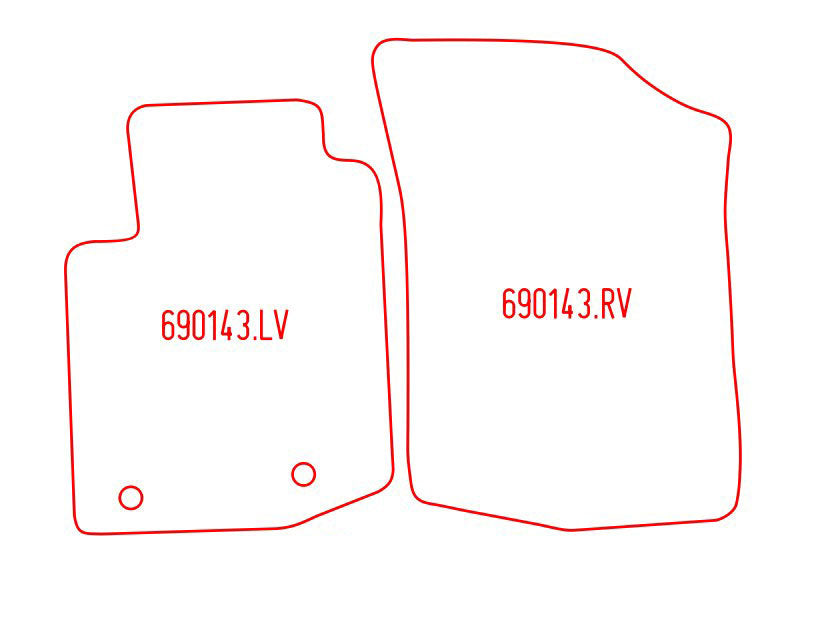 Automatten Toyota Aygo II (2014-2022)