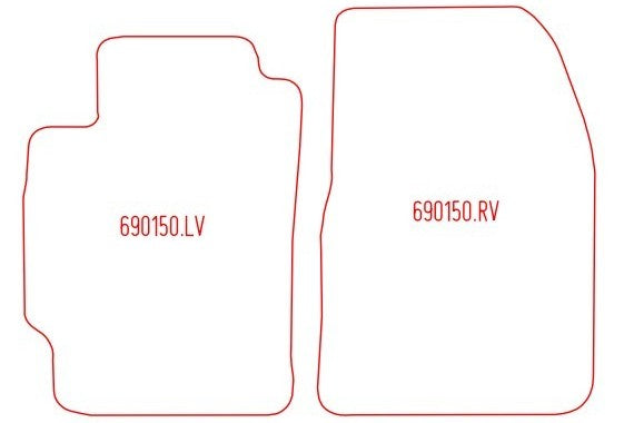 Automatten Toyota Camry (1996-2001)
