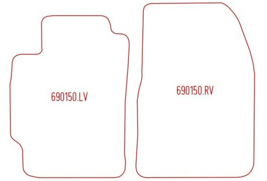 Automatten Toyota Camry (1996-2001)
