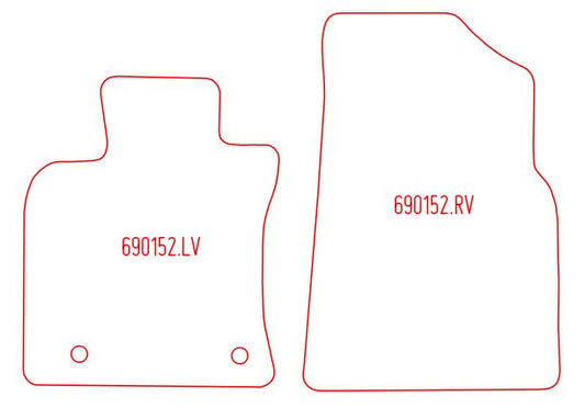 Automatten Toyota Camry (2019-Heden)