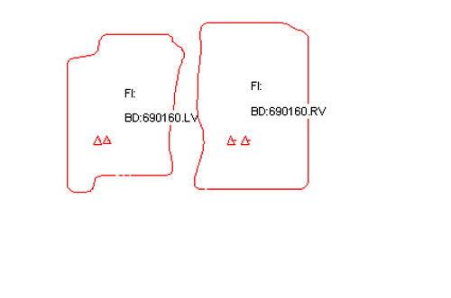 Automatten Toyota Carina E hatchback / Carina E sedan / Carina E Stationwagon stationwagon / Carina Stationwagon stationwagon (1993-1996)
