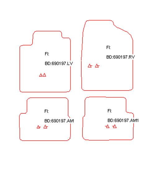 Automatten Toyota Celica (1999-2006)