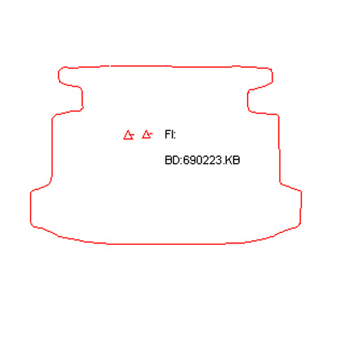Kofferbakmat Toyota Corolla Verso (2002-2004)