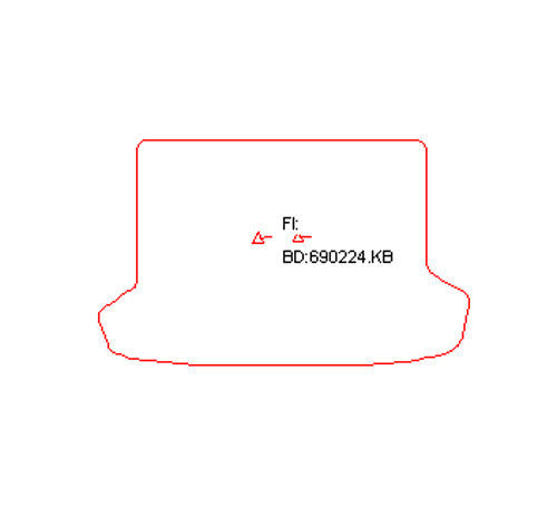 Kofferbakmat Toyota Corolla Verso (2004-2009)