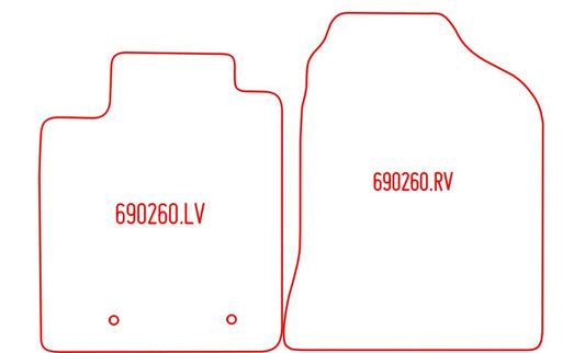 Automatten Toyota Corolla Verso (2002-2004)