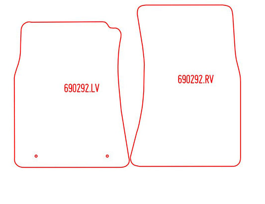 Automatten Toyota Hi-Lux (1987-2005)