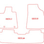 Automatten Toyota Highlander (2008-2014)