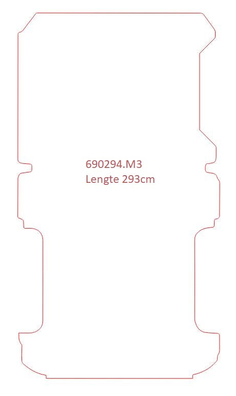 Laadvloermat Toyota Hi-Ace (2007-2014)